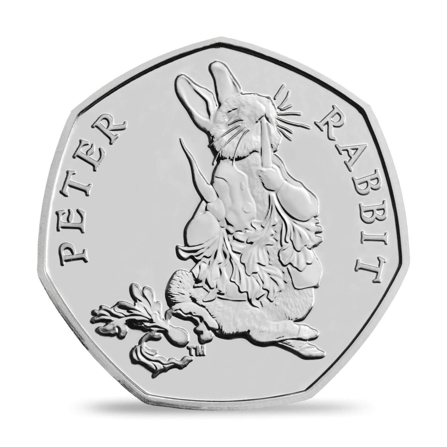 2018 ceremonial peter rabbit 50p